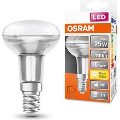 LEDVANCE Zdroj sv. LED STAR R50 25 non-dim 36° 1,5W/827 E14