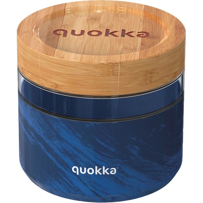 Quokka Кутия за обяд Quokka Deli Wood Grain 820 мл (40133)