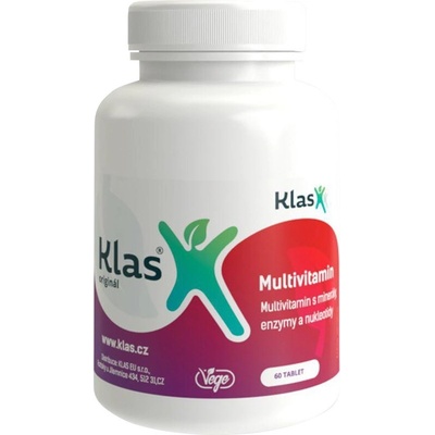 Klas Multivitaminy s minerály a enzymy 60 tablet