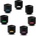 EKWB EK-Quantum Torque STC-10/16 - Black + Silver ring 6 pack (WABU-090)