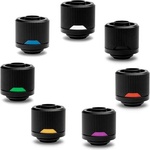 EKWB EK-Quantum Torque STC-10/16 - Black + Silver ring 6 pack (WABU-090)