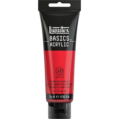 Liquitex Basic АКРИЛНА боя 151 Cadmium Red Medium Hue 118 ml 1 бр (72.1151)
