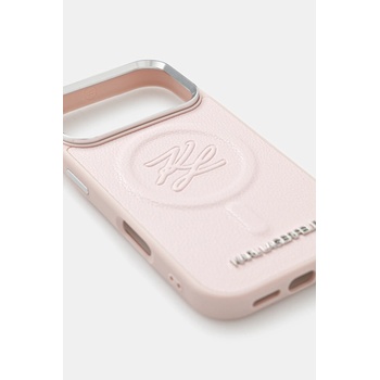 KARL LAGERFELD Кейс за телефон Karl Lagerfeld iPhone 17 Pro (KLHMP17LPGFKLRDP)