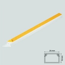 Canalux Žľab so samolepiacou páskou 25 x 16 mm biely