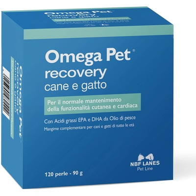 NBF Lanes Omega pet pes a kočka podpora srdeční a kožní funkce 120 kps
