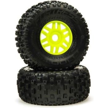 Arrma колело с гума dBoots Fortress зелено (чифт)
