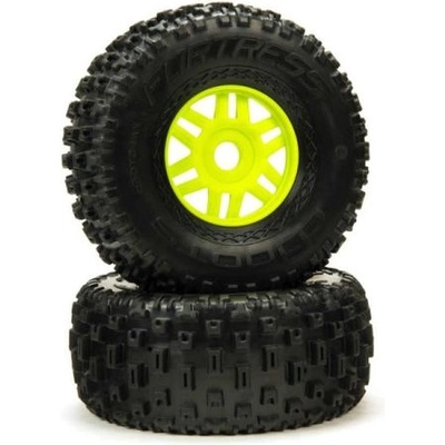 Arrma колело с гума dBoots Fortress зелено (чифт)