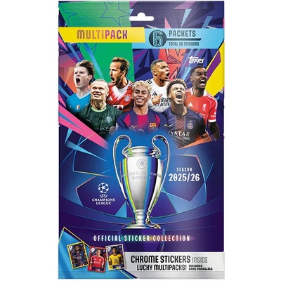Topps MultiPack samolepek champions league 2025/26