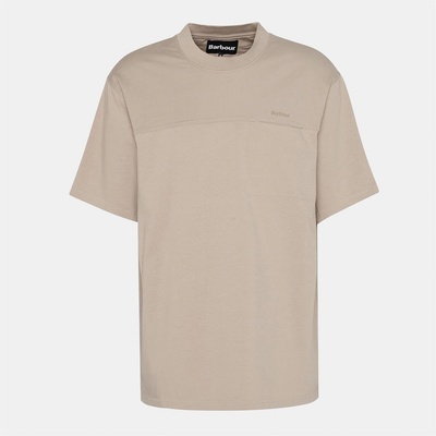 Barbour Тениска Barbour Hunton T-Shirt - Concrete GY35