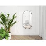 Dubiel Vitrum Овално огледало с обръщаем дизайн Dubiel Vitrum Joy Black 40x80 см (5905241010779)