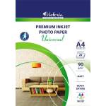 Victoria Фотохартия, мастиленоструйна, A4, 90 g, матова, VICTORIA PAPER "Universal" IJPM100-A4-20SHEETS (IJPM100-A4-20SHEETS)
