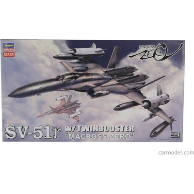 Hasegawa Tv series Sv-51y Twinbooster Fighter Airplane Macross Zero 1:72