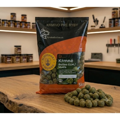 VyrobaBoilies.sk Kŕmne Boilies 5 kg 20 mm Krill