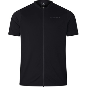 Endura Мъжка фланелка с къс ръкав за колоездене Endura Loop S/S Zipped Jersey Cycling jersey - Black (056-3535-0212)