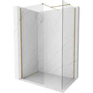 Mexen Kioto-X душ кабина Walk-in 160 x 90 см, прозрачно 10 мм, златно - 800-160-202-50-00-090-X (800-160-202-50-00-090-X)
