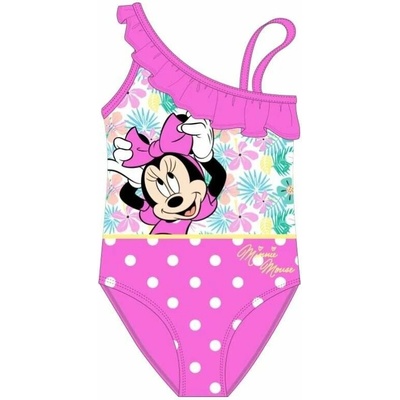 E plus M Dívčí plavky jednodílné Minnie Mouse 5244C297 růžové