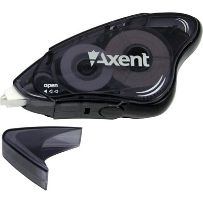 Коректор-ролер Axent 5mm x 8 m Черен (1611013-08-7003-01-A-PB)