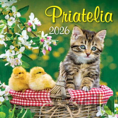 Priatelia nástenný 2026
