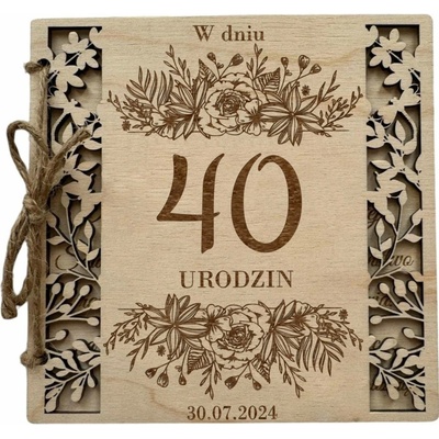 Přání k narozeninám k 18. 30. 40. 50. 60. narozeninám DŘEVO DÁREK PERSONALIZACE