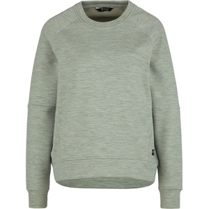 Stoic Дамски вълнен пуловер Stoic Women's MerinoFleece335 MMXX. Lulea Crew Merino jumper - Sage Grey Melange - размер XXL (105-5557-0216)