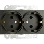 Panasonic КОНТАКТ ДВОЕН КАРЕ ПЛЮС ЧЕРЕН wktt02052bl-eu2 (wktt02052bl-eu2)