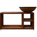 Quoco Piatto Tavolo Medium Corten