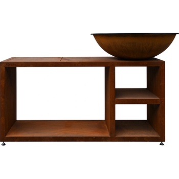 Quoco Piatto Tavolo Medium Corten