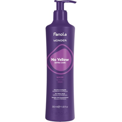 Fanola Wonder No Yellow Тонираща маска за руса, изсветлена и сива коса, 350 ml