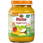 Holle Био зеленчуково пюре Holle - Зеленчуково къри, 190 g (BB210532) - baby