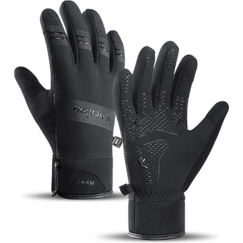 Плетени зимни ръкавици за тъч екрани - HR Insulated Winter Sport Gloves Size L (черен)
