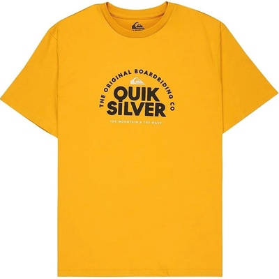 Quiksilver tričko Fundamental Ride Mineral Yellow