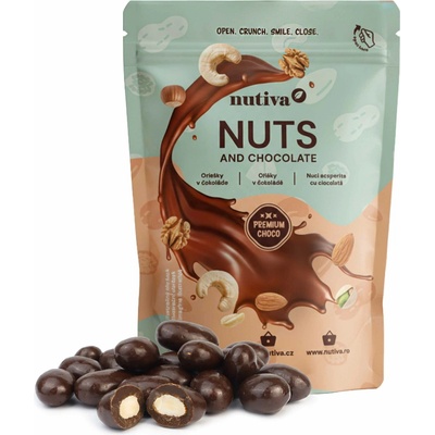 NUTIVA Mandle v horkej čokoláde 200 g