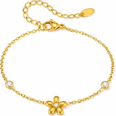Victoria Filippi Stainless Steel Náramek s květinovým motivem Fleur chirurgická ocel NR2357-BR-2653G02
