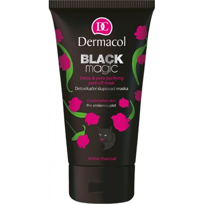 Dermacol Black Magic detoxikační slupovací černá maska 150 ml – Zboží Mobilmania