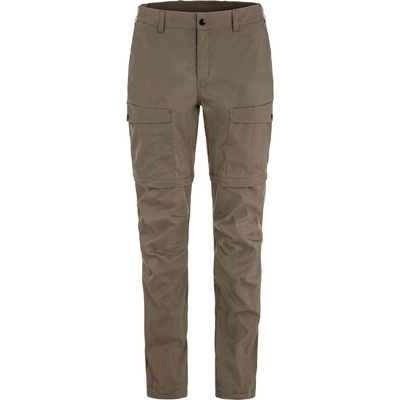 Fjällräven Дамски панталон със свалящи крачоли Fjällräven Women's Abisko Hybrid Trail Trousers Zip-Off Walking trousers - Suede Brown - размер 34 (EU) (110-1728-0211)