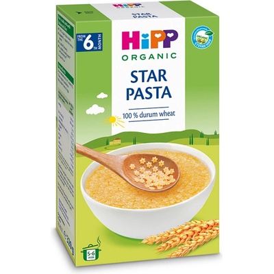 HiPP Био Бебешка паста звездички 320 гр. - 6+ месеца