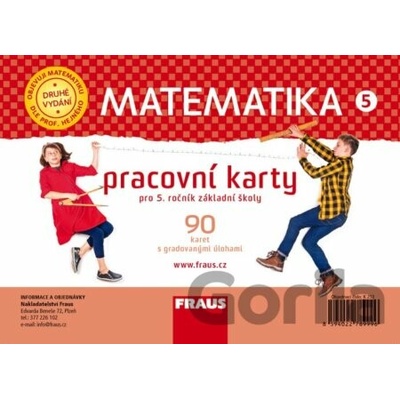 Matematika 5 - Pracovní karty pro 5. ročník ZŠ - Fraus