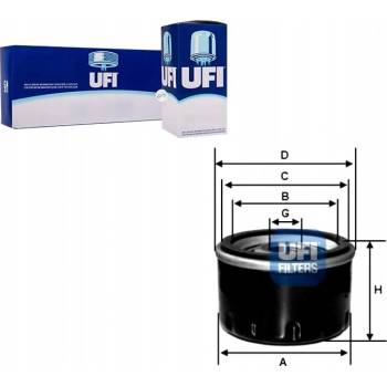 OLEJOVÝ FILTER STILO MULTIPLA 1.9 JTD UFI