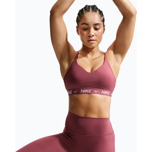 Nike Спортен сутиен Nike Indy Light Support pink smoke
