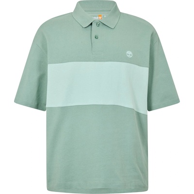 Timberland Блуза с яка Timberland Men's Colour Block Rugby Polo Shirt - Green Bay-Cameo