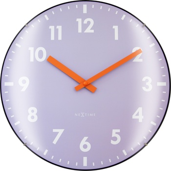 NeXtime Стенен часовник Duomo лавандулов (3542LA)