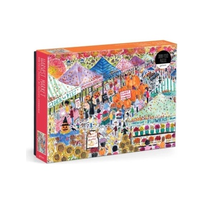 Galison Michael Storrings Harvest Market 1000 Piece Puzzle | Galison