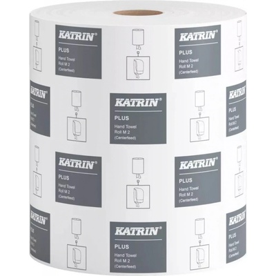 KATRIN Plus M2 2-vrstvové 100% celulóza návin 90 m 6 ks