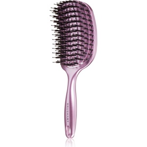 BrushArt Hair Vent blowdry hairbrush with boar bristles Четка за коса с влакна от найлон и глиган Large