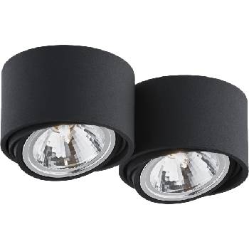 Kaspa Таванна лампа Lumos двойна черна (70255202)