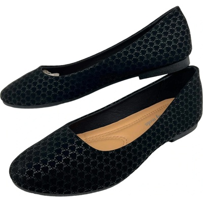 Lathai moda dámske čierne baleríny