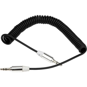 DeTech Аудио кабел DeTech, Eластичен, 3.5mm, 1m - 18239 (18239)