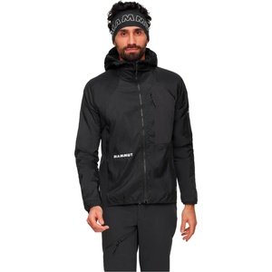 Mammut Мъжко ветрозащитно яке Mammut Eiger Nordwand Advanced Windbreaker Hooded Jacket Softshell jacket - Black - размер XXL (003-3446-0115)