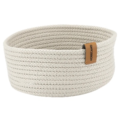 Horecano HORECANO-Плетен панер КРЪГ Ø19xh7cm ЛАТЕ (HC-24702) (YUV. 122-L) (0124702)