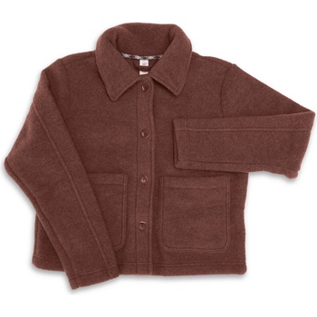 Engel Дамско вълнено яке Engel Women's Cropped Jacket Wool jacket - Zimt Melange - размер 38/40 (EU) (105-4631-0313)